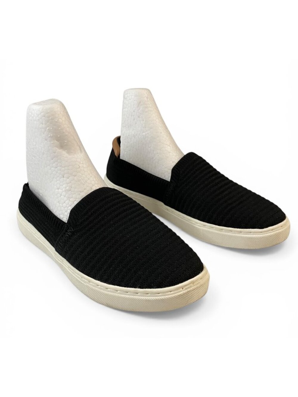 Kelly & Katie Black Knit Slip On Sneakers Womens Size 7M Casual Comfort Shoes - Picture 9 of 10